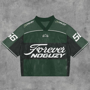 Camiseta de fútbol americano con estampado de alta calidad, camiseta de malla de equipo de fútbol con el logotipo de su equipo, camiseta de malla de fútbol - Product Image 3