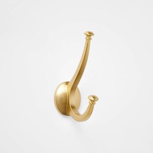 Crochets muraux minimalistes en laiton, parfaits pour les petits appartements, maximisant le rangement vertical sans désordre dans les espaces de vie modernes - Product Image 5