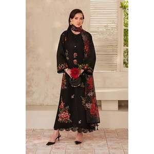 Traje de Lino Bordado UF-4399 para Primavera/Verano - Product Image 1