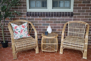 Mesa auxiliar de caña de ratán hecha en Vietnam materiales ecológicos muebles para el hogar Decoración del hogar al por mayor - Product Image 6