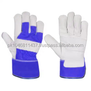 Gants en cuir de vachette fendu de haute qualité Gants de travail de gréeur canadiens de protection pour la sécurité industrielle - Product Image 6