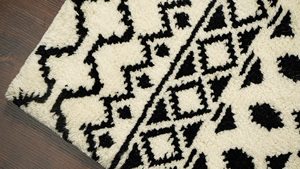 Wonders Handcrafted Modern <b>Boho</b> Wool <b>Rug</b> Artistic Expression Home Handwoven Woollen Carpet Plush Pile Runner <b>Rugs</b> Factory Price - Product Image 5