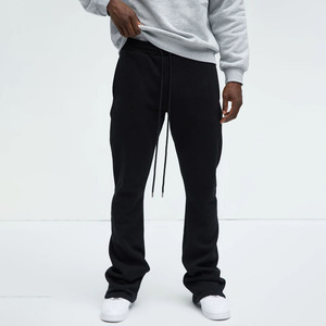 Custom Streetwear Casual Unisex Eco-Friendly Breathable Drawstring Closure 100% Cotton 300 Gsm Heavyweight Sweatpants New - Product Image 3