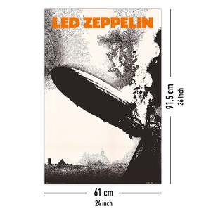 Led Zeppelin I <b>Poster</b> High Quality Offset Printing Techniques Displaying Iconic Graphic - Product Image 5