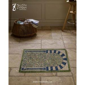 Tapis Zynah, tapis de prière moderne en velours tissé, écologique, Janamaz pour la maison et la mosquée, disponible en gros - Product Image 2