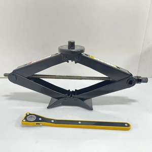 رافعة مقصية لسيارات بحمولة 2.5 طن، طقم رافعة لسيارات تسلا موديل 3/Y/S/X، طقم تغيير إطارات عالمي 2 في 1 مع مفاتيح ربط للسيارات السيدان - Product Image 1