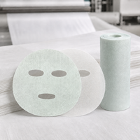 Masque facial en feuille Y583 au thé vert, tissu 100% végétal modifié, gel rafraîchissant avec extrait de thé vert pour les soins quotidiens