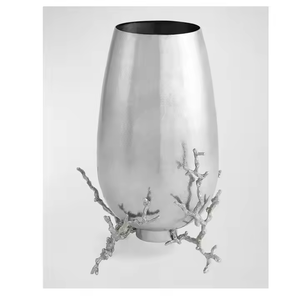 Vase à fleurs en métal nouveau design décoratif de luxe en fer pour la maison salon décoration extérieure fête de mariage par décor Impex - Product Image 4