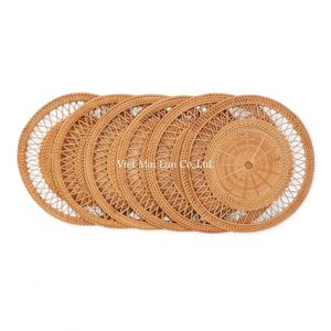 Natural Woven <b>Rattan</b> Placemat For <b>Dining</b> <b>Table</b> Decoration Handmade In Vietnam With Sustainable And Eco Friendly Material - Product Image 1