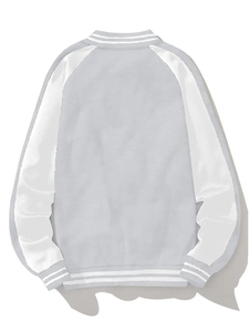 Offre spéciale Vestes polaires d'hiver pour hommes de style cool personnalisé Bomber de baseball polyvalent pour hommes - Product Image 4