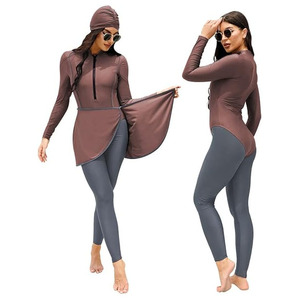 Meilleure vente Rashguard UPF50 respirant et écologique pour femmes, Logo personnalisé, Rashguard Burkini de haute qualité, séchage rapide à bas prix - Product Image 5