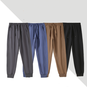 Pantalones de chándal de algodón con cordón Jogger Pantalones de chándal para hombre Entrenamiento físico Transpirable Hombres Cintura elástica y tobillos Pantalones de chándal - Product Image 6