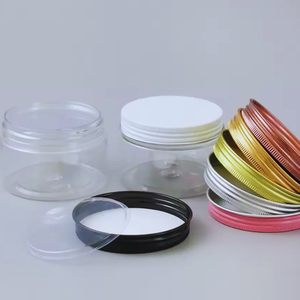 Diverse Capacité 100ml 150ml 200ml 30ml PET Crème Cosmétique Pots En Plastique Couvercles pour Corps Beurre Crème Pour Les Yeux Lotion - Product Image 1