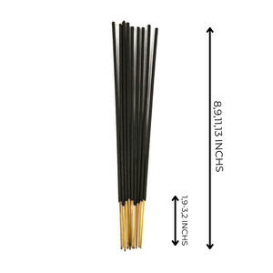 Bâtons d'encens noirs 8-19 pouces-Idéal pour un usage religieux et spirituel - Product Image 2