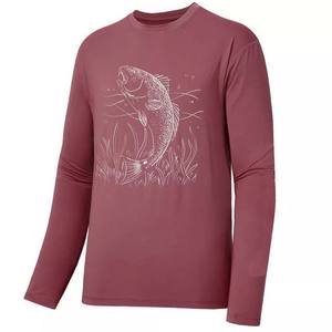 Maillot de pêche en polyester spandex à séchage rapide conçu sur mesure Ensemble de vêtements de sport en toile respirante avec protection solaire UPF 50 + - Product Image 1