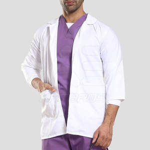 Venta al por mayor de ropa de Hospital Scrub Bata de laboratorio Precio barato Scrub Bata de laboratorio Último estilo Scrub Bata de laboratorio - Product Image 5