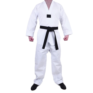 Ensemble d'uniformes de Taekwondo en coton/polyester haute fabrication de costumes uniformes de Taekwondo pour unisexe 2025 - Product Image 1