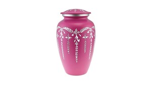 Urna Funeraria Metálica con Diseño de Mariposa Azul en Vuelo para Adultos, Decorativa para Mesa, Precio de Mayoreo, Estilo Antiguo - Product Image 2