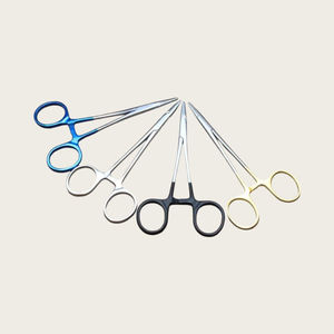 Portaagujas microscópico oftálmico, clip para párpados dobles, herramienta de incrustación de agujas, instrumento de cirugía oral y plástica de acero inoxidable - Product Image 5