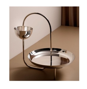 Nouvelle conception en métal laiton gâteau doux support avec la meilleure qualité bon prix excellente qualité forme ronde chocolats biscuits support - Product Image 3