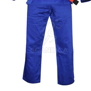 Uniforme de entrenamiento de algodón de secado rápido Jiu Jitsu Gi para hombres de alta calidad ligero 350 GSM ropa de artes marciales - Product Image 5