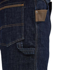 Short en jean lavé à l'acide pour hommes sur mesure Style vintage logo personnel broderie impression étiquette options d'étiquette approvisionnement OEM - Product Image 5