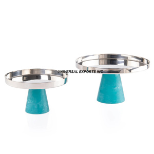 Juego de Dos Bandejas Decorativas de Metal para Chocolate, Plato de Diseño para Chocolate, Bandeja Decorativa para Chocolate en Oferta - Product Image 5