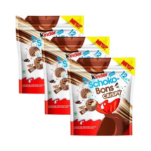 Kinder Schokobons, Dulces de Chocolate con Leche y Relleno de Avellanas, en Tamaño Bocado, Suministro al por Mayor para Tiendas y Comercios - Product Image 3