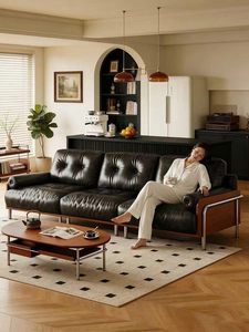 Premium Larch <b>Wood</b> <b>Frame</b> <b>Sofa</b> Modern European Style Living Room Couch with 40D High Resilience Foam and Down Filling - Product Image 3