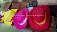 Topi jerami koboi Logo yang dapat disesuaikan topi lamun alami untuk kegiatan luar ruangan untuk memancing perjalanan olahraga bersepeda kasual