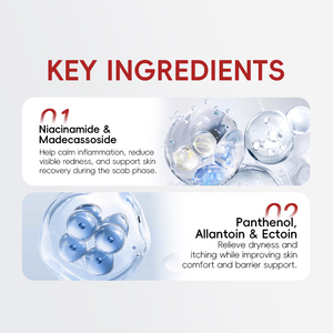 Gel adoucissant réparateur de croûtes à marque privée, sérum de récupération post-procédure pour le soin esthétique du visage - Product Image 6