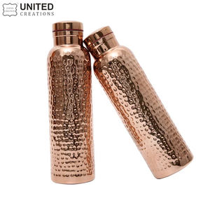 32oz 950ml Botella de agua de cobre 100% Botella de cobre puro para agua potable - Product Image 3