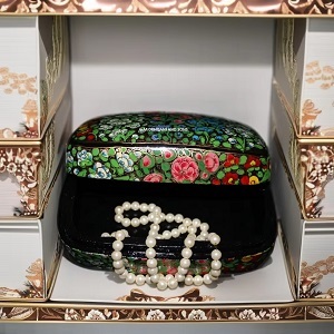 Handcrafted Elegant <b>Paper</b> Mache Jewelry & Trinket <b>Boxes</b> Timeless <b>Storage</b> with Artistic Charm - Product Image 4