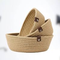Panier de rangement pliable en jute tressé de haute qualité, écologique, marque MTI, modèle B-02, taille personnalisable, design flexible, best-seller