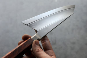 Professional Damasucs Steel Chef <b>Knife</b> Hand Forged with Other Handle OEM Customizable Clip Point Serrated Edge Premium Quality - Product Image 5