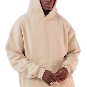 เสื้อฮู้ดดี้ผู้ชาย ผ้าฝ้าย 100% ระบายอากาศได้ดี สไตล์สตรีทแวร์พื้นฐาน แบบสวมหัว ใส่สบายในฤดูหนาว ผลิตโดย OEM ดีไซน์กระเป๋าแบบดิจิทัล - Product Image 3