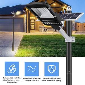 Farola Solar de Jardín Tipo Split, Poste Octogonal de Aluminio de 3m-35m, Color Gris, <span class=keywords><strong>ECOSOLAR</strong></span>, Garantía de 5 Años, Versátil - Product Image 6