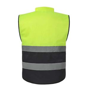 Gilet de sécurité haute visibilité en polyester pour le contrôle du trafic et le travail de nuit - Product Image 5