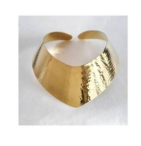 Colliers en pierre naturelle et en laiton de designer, bijoux en laiton personnalisés, collier de bijoux à la mode, pièce de design - Product Image 6