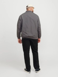 Chaqueta de bombardero de hombre de alta calidad ajustada gran oferta de diseño personalizado ropa de calle chaqueta de bombardero de hombre Lisa informal para hombre - Product Image 5