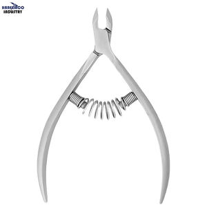 Coupe-cuticules à ressort en fil métallique, ciseaux de manucure, coupe-peaux mortes, pinces à pédicure, coupe-ongles en acier inoxydable, mâchoire large pour bébé - Product Image 1
