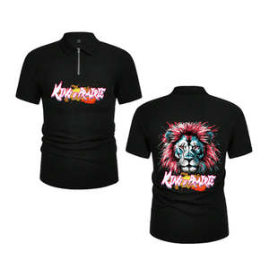 เสื้อโปโลผ้าฝ้าย100% สำหรับผู้ชายเสื้อยืดแขนสั้นระบายอากาศปักลายสีทึบออกแบบได้ตามต้องการ - Product Image 1