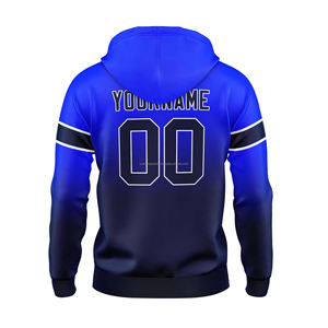 Sweat-shirt à capuche en coton lourd personnalisé pour homme, motif cœur surdimensionné, double face, coupe ample, style européen, streetwear, pull-over - Product Image 3