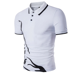 Camiseta Polo unisex supersuave de algodón y poliéster para hombre, camiseta lisa con estampado personalizado para hombre - Product Image 1