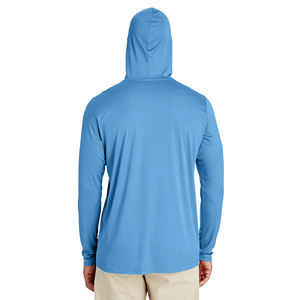 UPF 50 + chemises de pêche pour hommes à manches longues UV Protection solaire à capuche avec masque/sans masque chemises de randonnée en plein air - Product Image 2