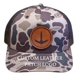 Vente en gros OEM ODM Casquette structurée à 6 panneaux de haute qualité Casquette RI 112 Casquette avec logo personnalisé Chapeaux camouflage à dos en maille pour hommes Chasse en plein air - Product Image 5