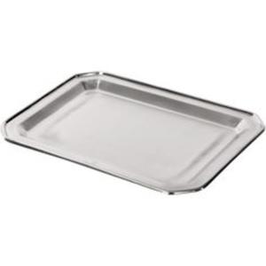 Bandeja de servicio multiusos de acero inoxidable con una superficie de alto brillo perfecta para organizar cenas casuales o reuniones formales - Product Image 2