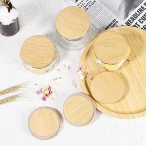 เวียดนาม Mason ขวดไม้ปกติปากทาสีเทคนิค Maple Mason ขวดไม้ไผ่ขายฝาปิดพร้อมปะเก็นซิลิโคน - Product Image 5