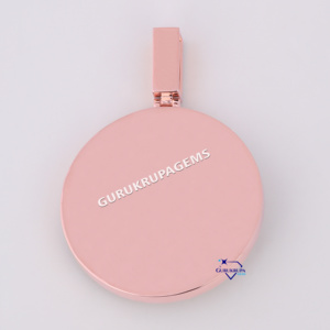 Ronde glacée avec un design complexe de diamants cultivés en laboratoire Bijoux de luxe parfaits pour un pendentif élégant de tous les jours pour hommes - Product Image 5