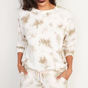 Todos Los tamaños disponibles Sudaderas de invierno de rizo con estampado personalizado Calidad confiable Top de moda Algodón coreano Manga completa Mujeres que venden - Product Image 1